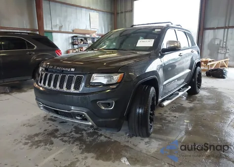 2014 Jeep Grand Cherokee Overland из США, поврежденный, VIN 1C4RJFCT0EC187436